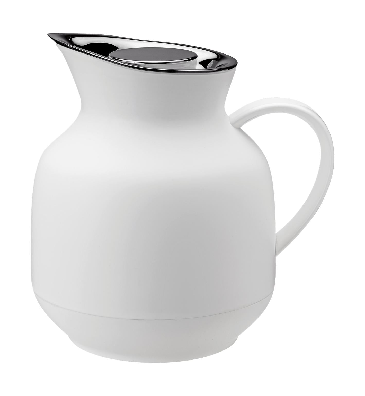 Vakuový hrnec Stelton Amphora čaj 1 l, měkká bílá