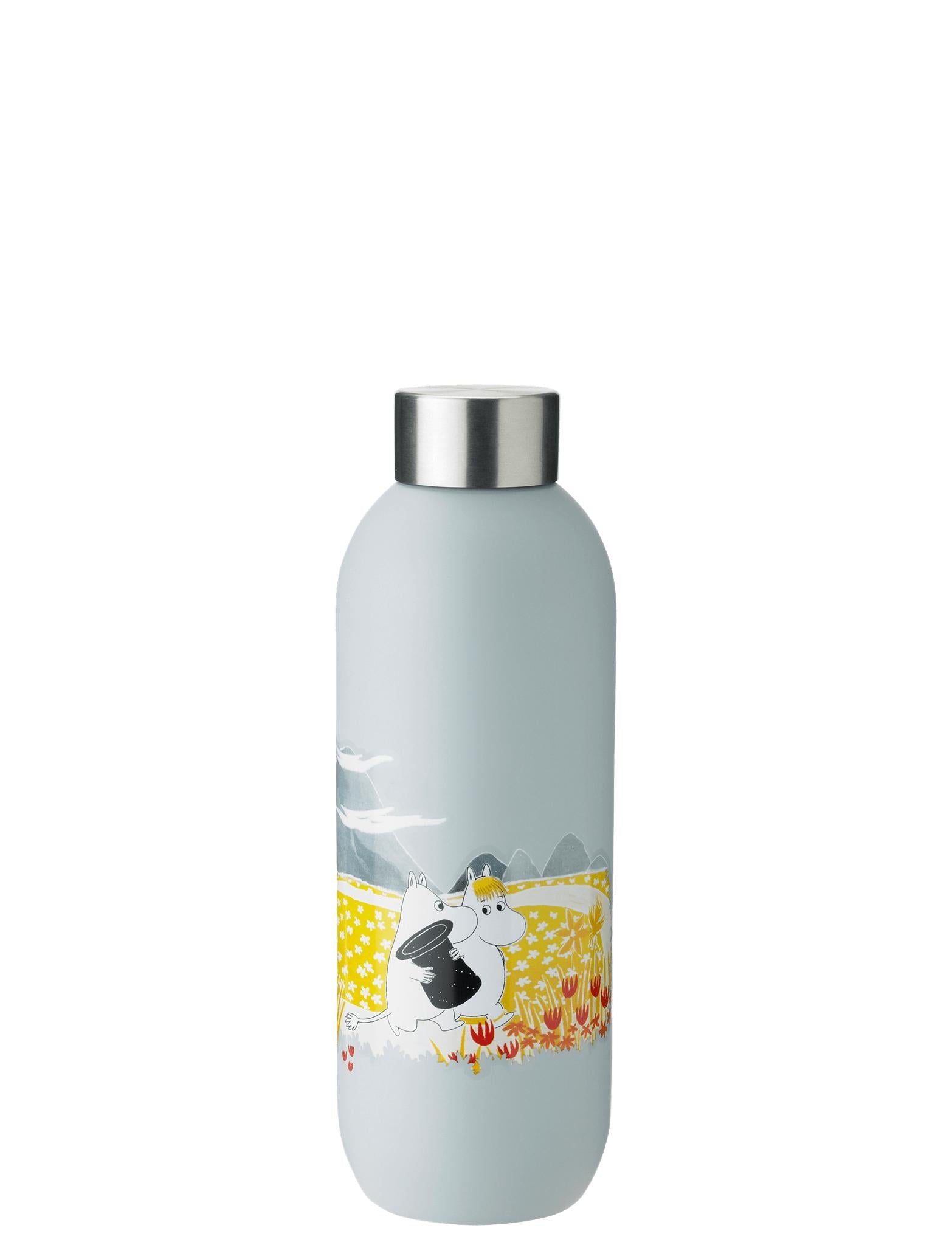 Stelton Udržujte lahvičku s vodou studenou vodou 0,75 l, měkká obloha Moomin