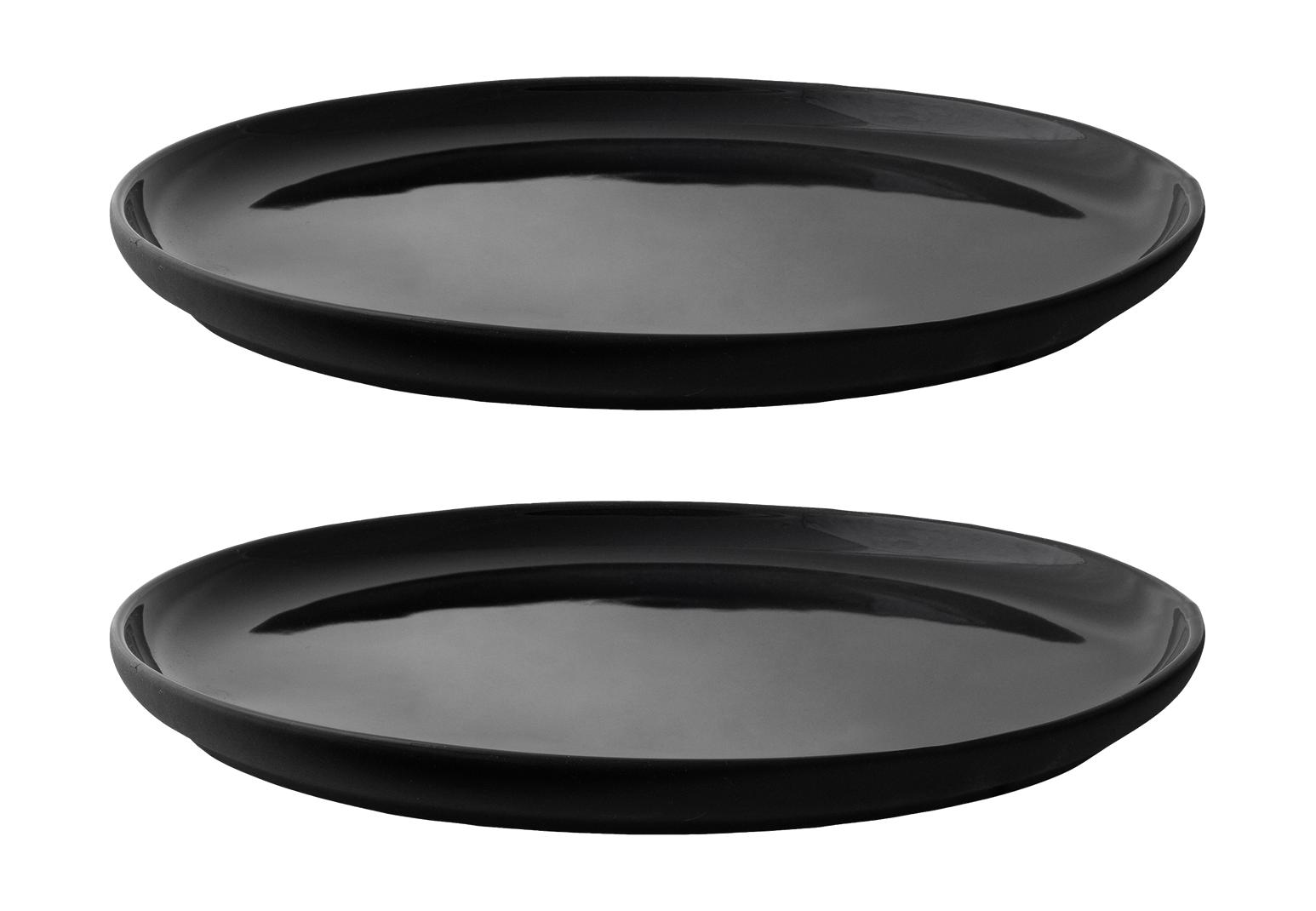 Stelton Theo Plate Ø 22 cm, černá
