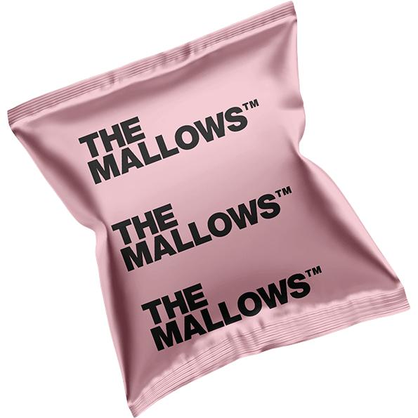 The Mallows Marshmallows s jahodovým a rybízemským flowpackem, 5G
