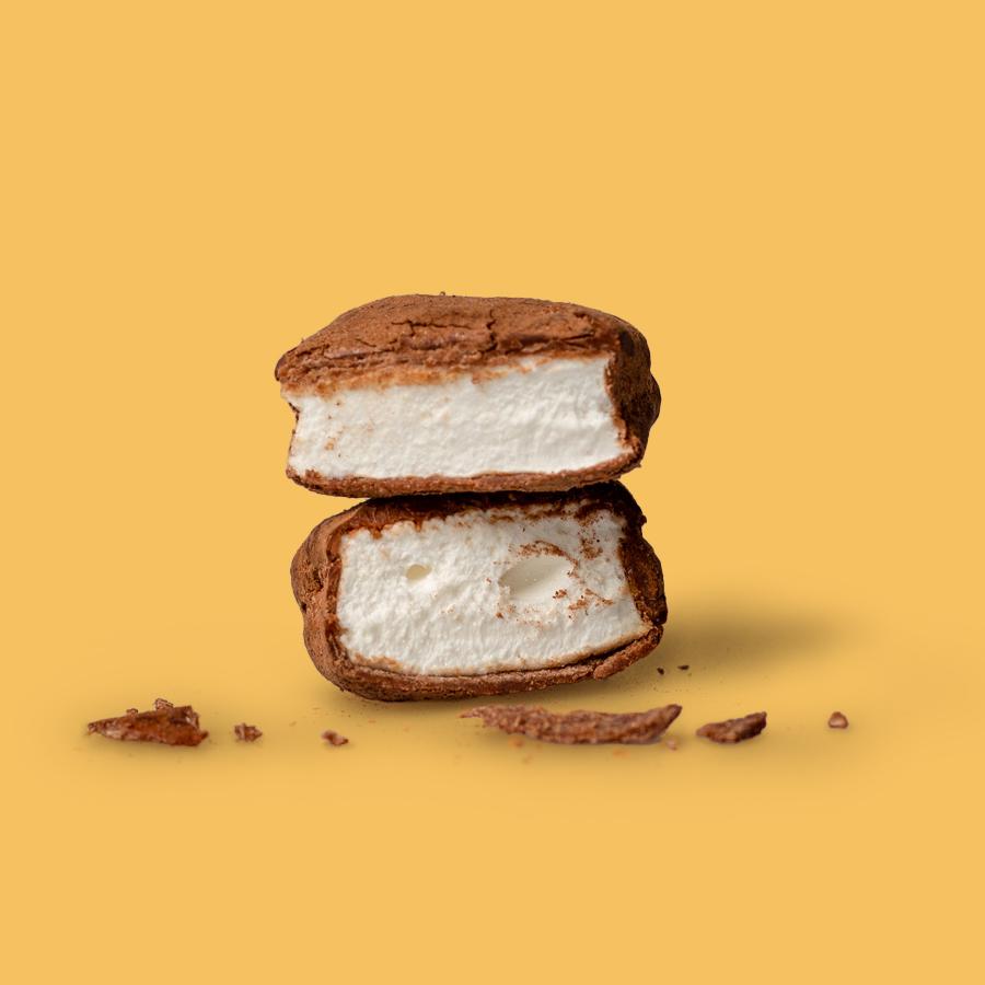 The Mallows Marshmallows se soleným karamelem a čokoládovým průtokem, 5G