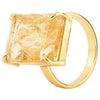 Vincent Candy Rock Citrine Ring Gold, velikost 52