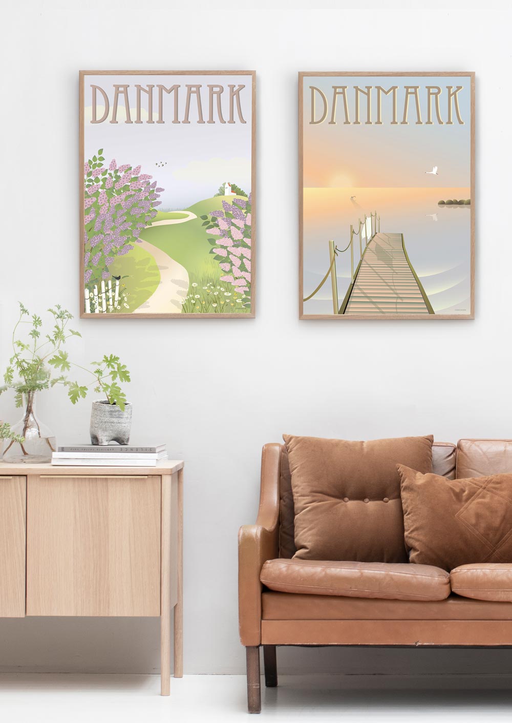 Vissevasse Dánsko Lilac plakát, 50x70 cm