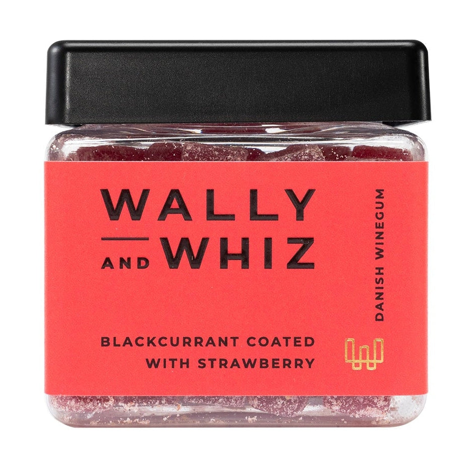 Wally a Whiz Wine Gum Cube, Blackcurrant with Strawberry, 140G