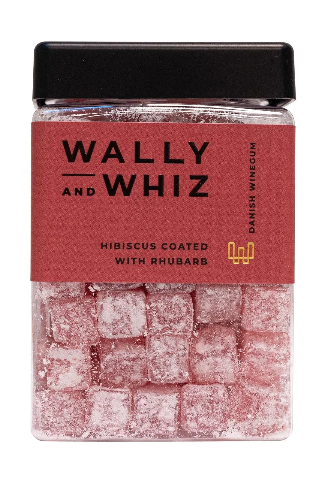 Wally a Whiz Wine Gum Cube, Hibiscus s rebarborem, 240G