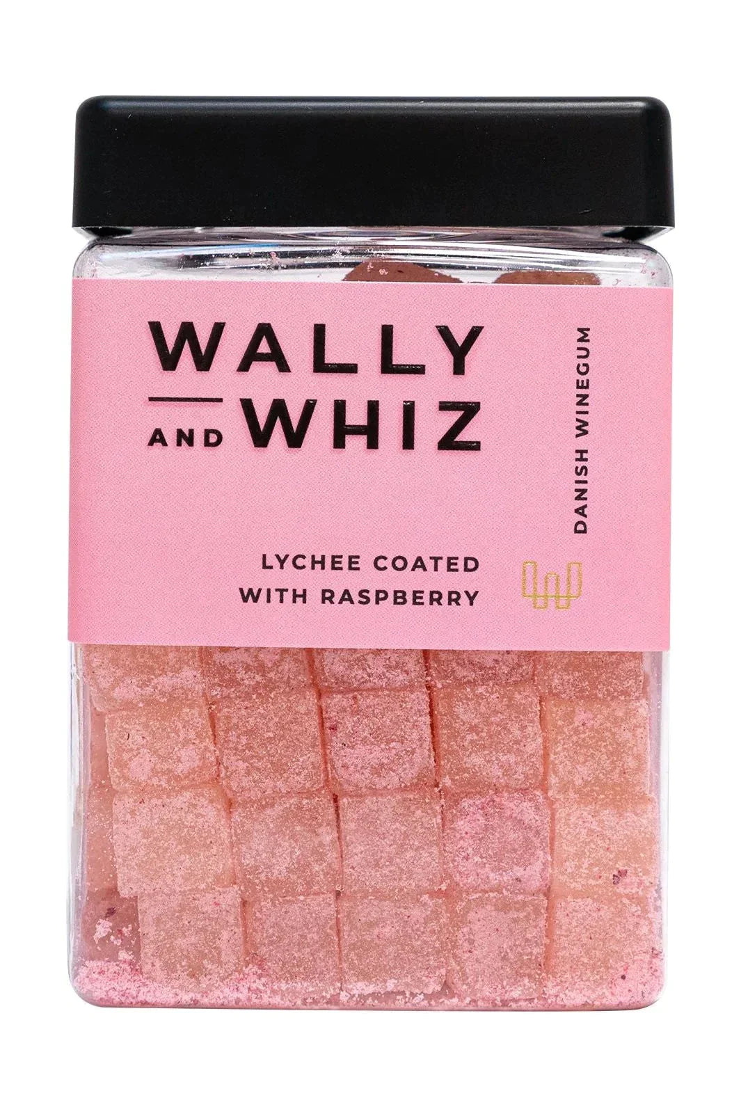Wally a Whiz Wine Gum Cube, lychee s malinou, 240g