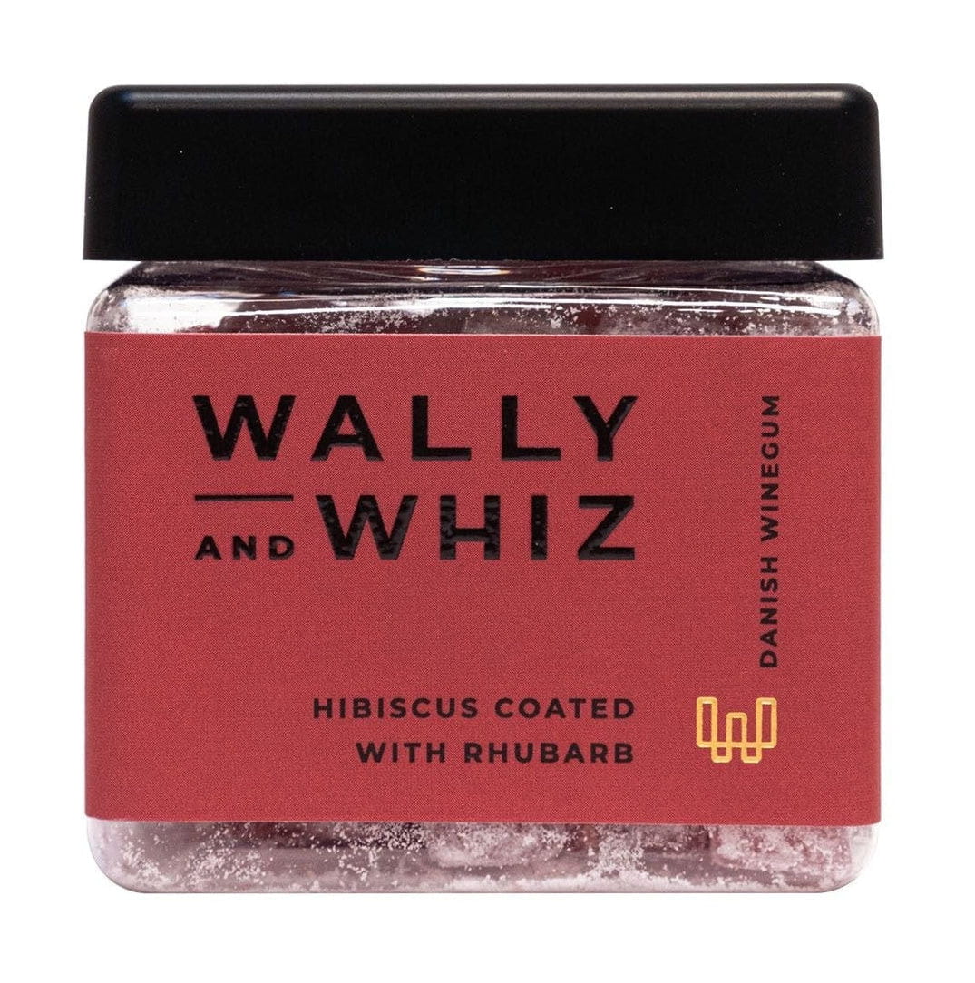 Wally a Whiz Wine Gum Cube, ibiscus s rebarborem, 140G