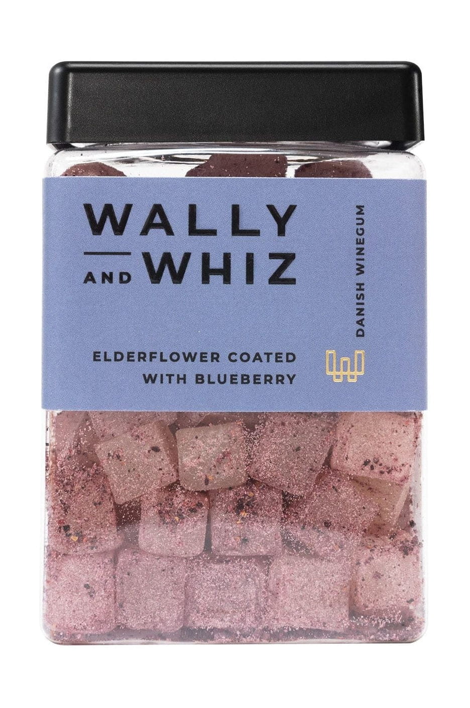 Wally a Whiz Wine Gum Cube, Elderflower s borůvkovým, 240G