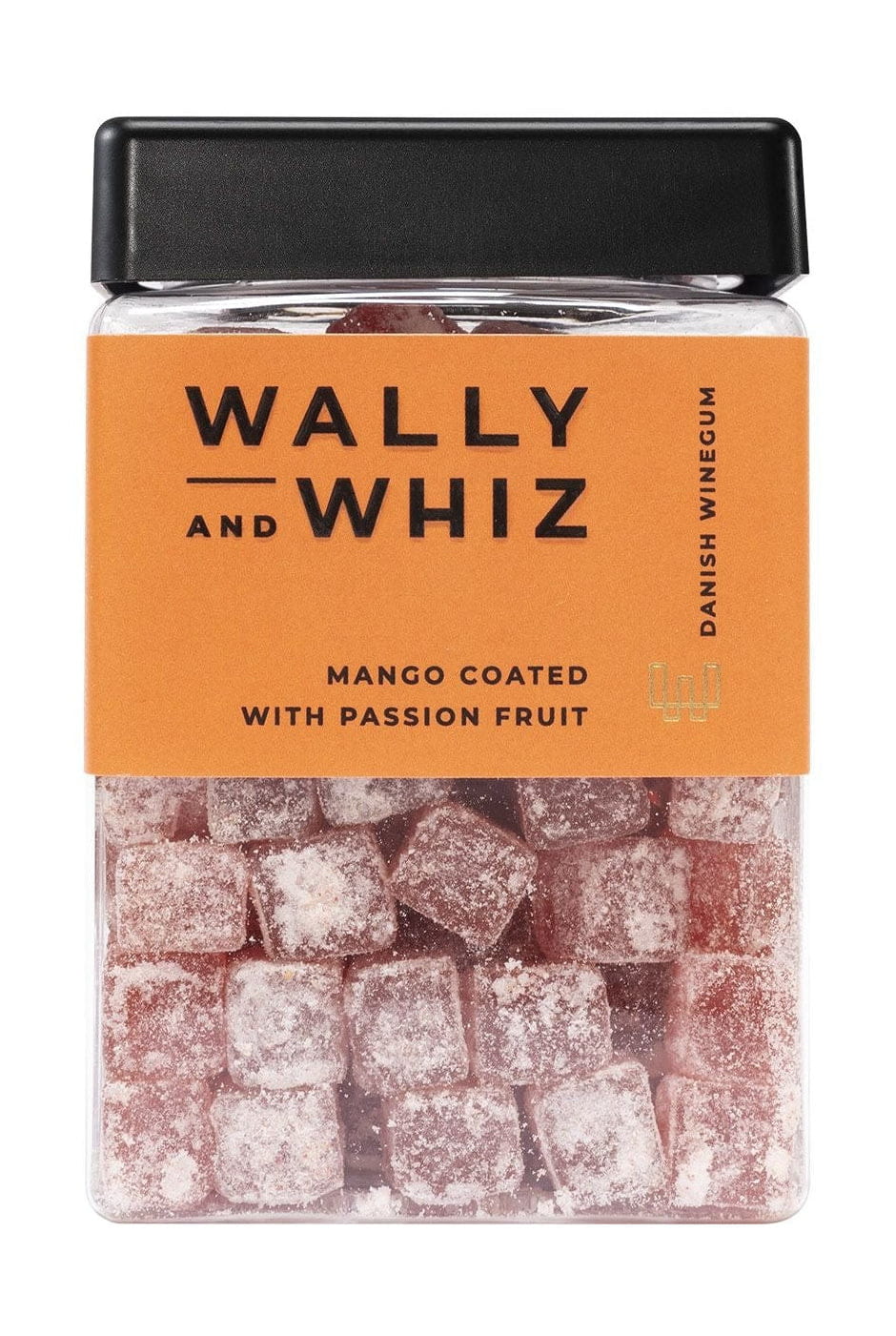 Wally a Whiz Wine Gum Cube, mangová ovocná guma s mučenkami, 240G