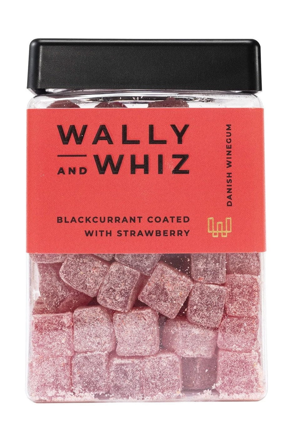 Wally a Whiz Wine Gum Cube, Blackcrurrant s jahodami, 240G