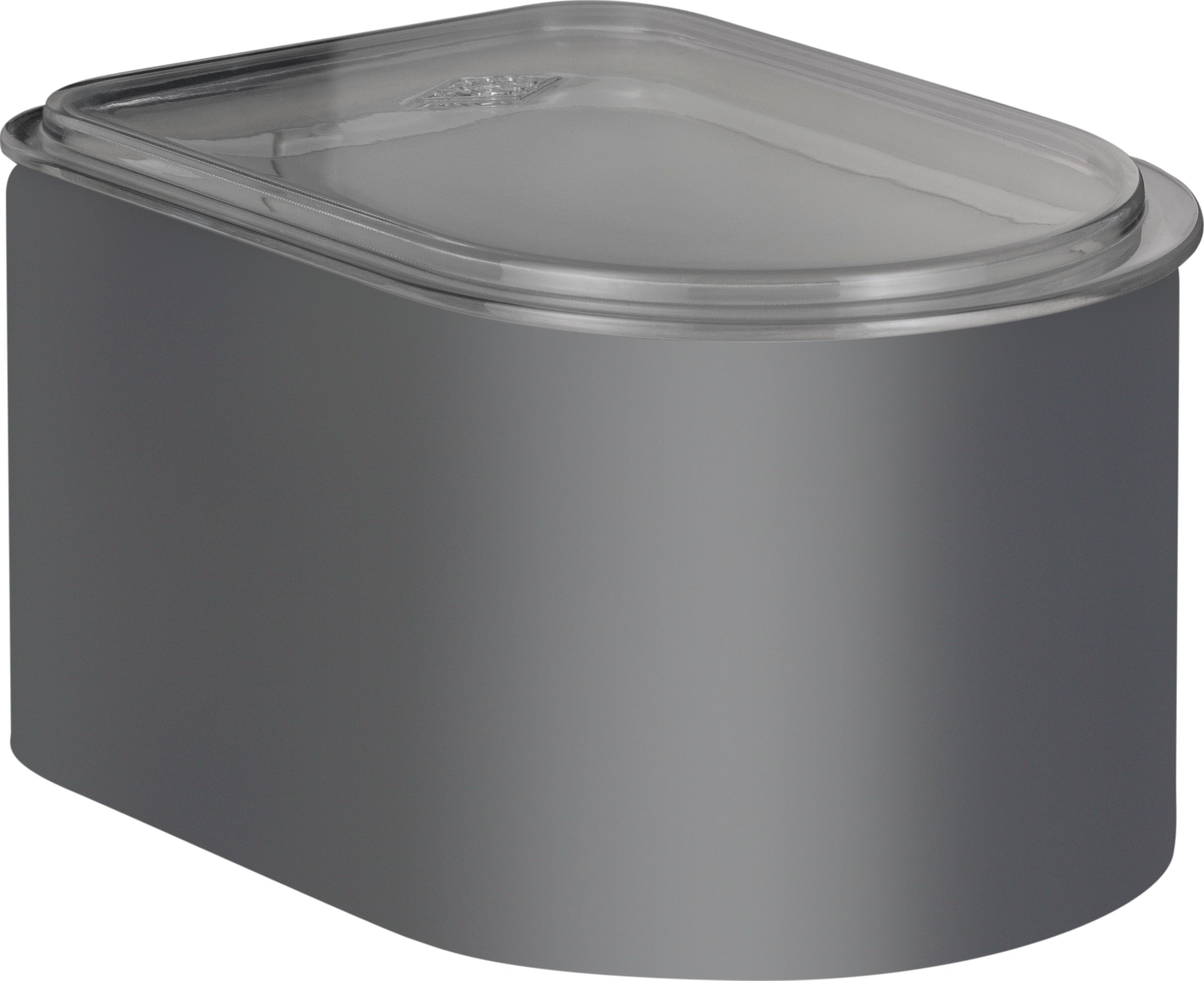 Wesco kanystr 1 litr s akrylovým víkem, chladný šedý matný