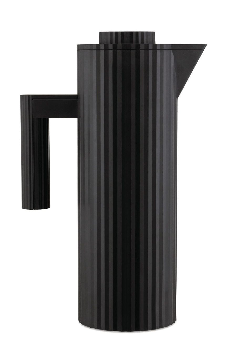 Alessi plissé termo izolovaný džbán 1 l, černá