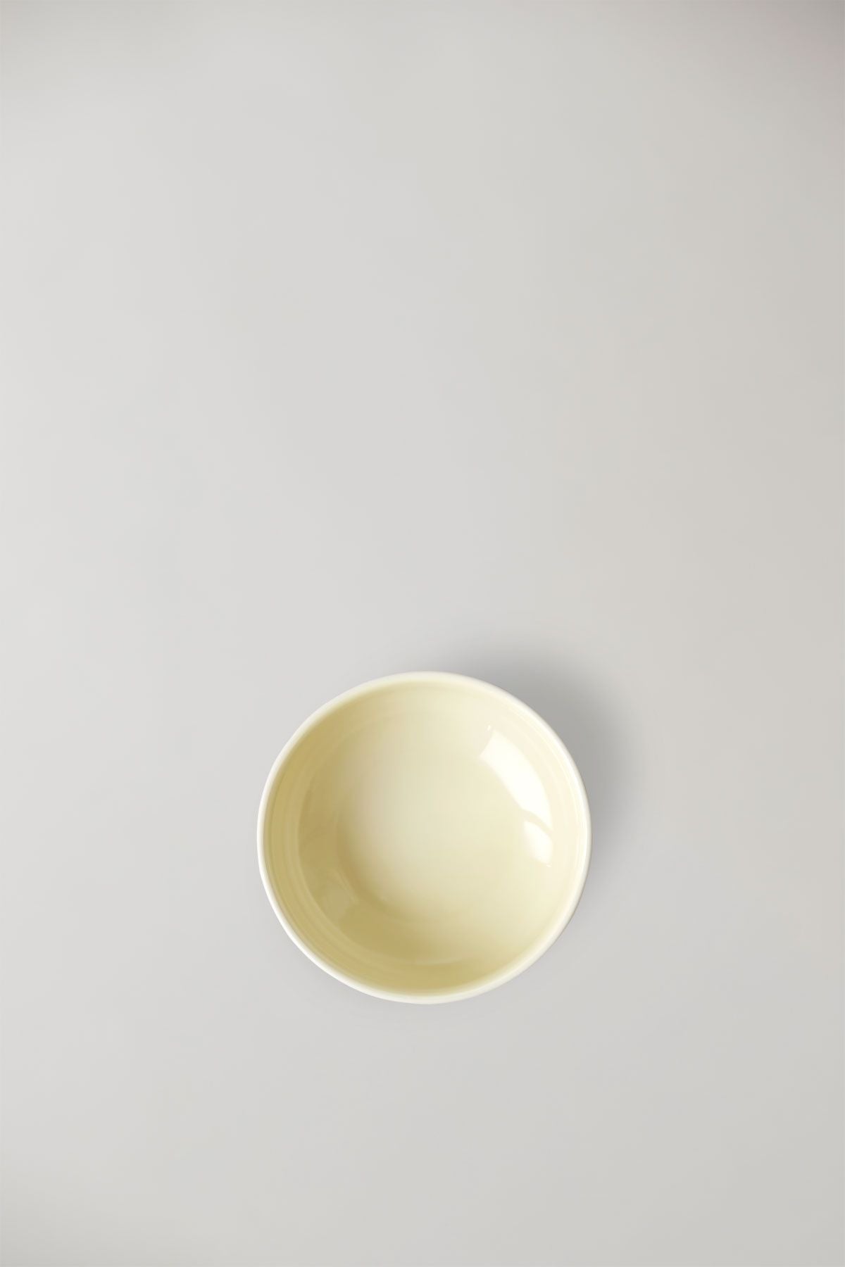 Studio About Clayware Set Of 2 Bowls, Ivory/Yellow