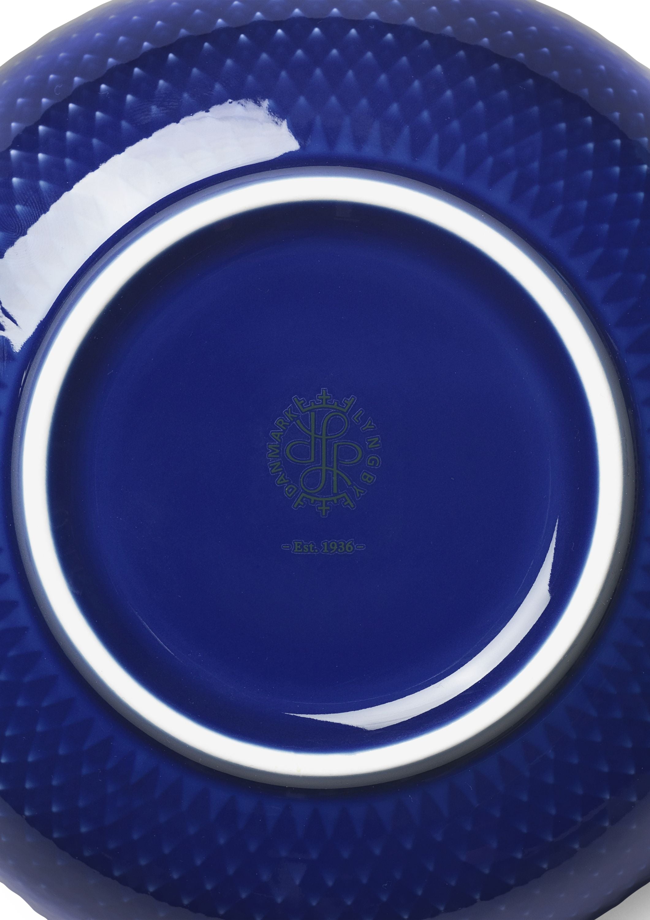 Lyngby Porcelæn Rhombe Color Bowl Ø15,5 cm, tmavě modrá