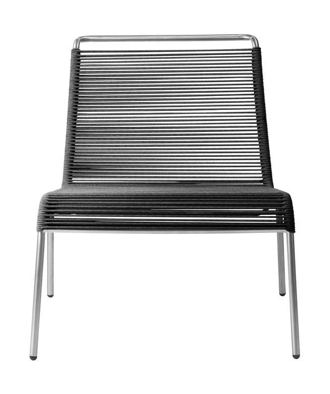 Fdb Møbler M20 L Teglgård Cord Lounge Chair, Black