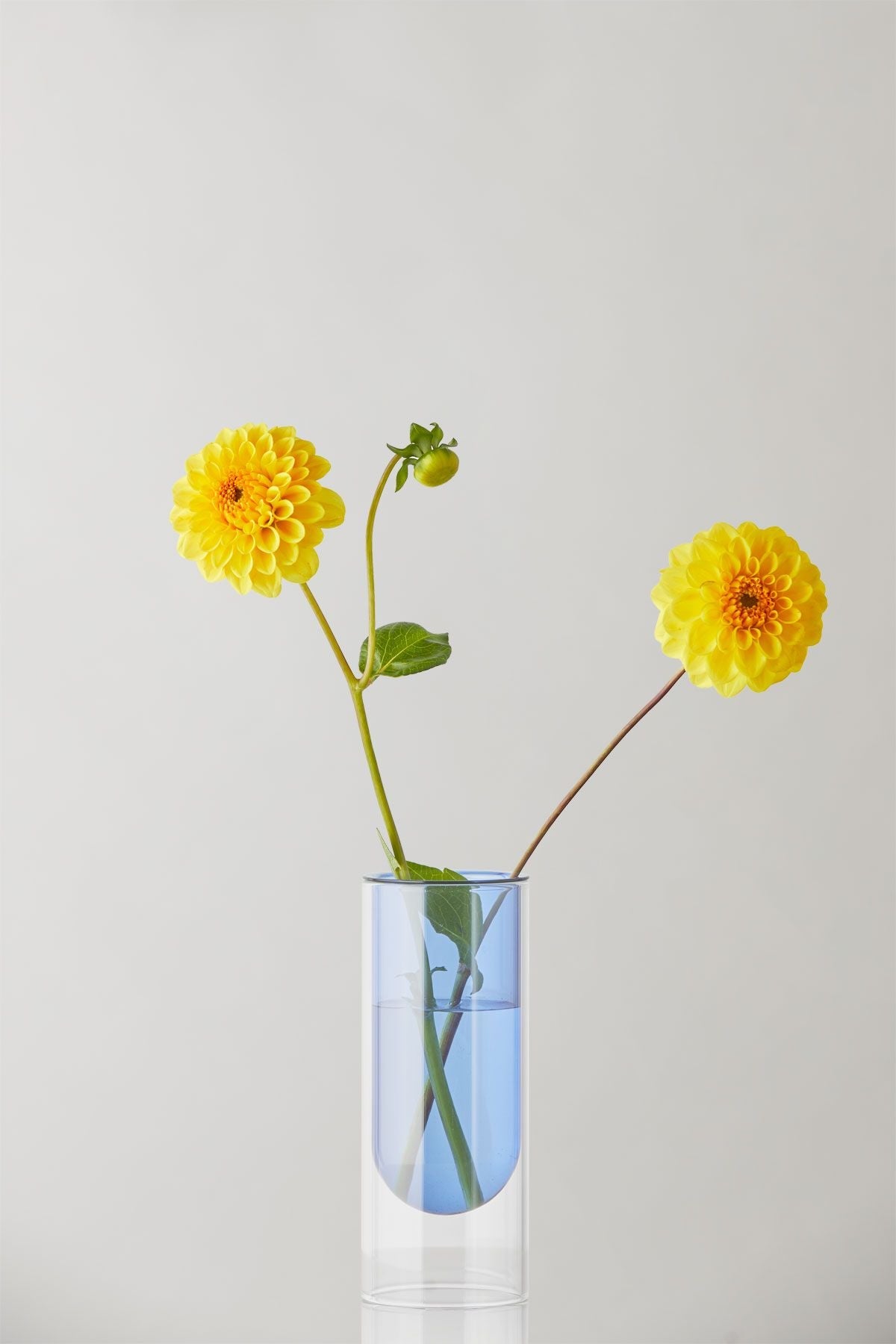 Studio About Flower Tube Vase 16 Cm, Blue