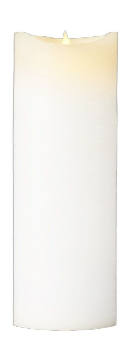 Exkluzivní svíčka Sirius Sara Ø10x H30cm, bílá