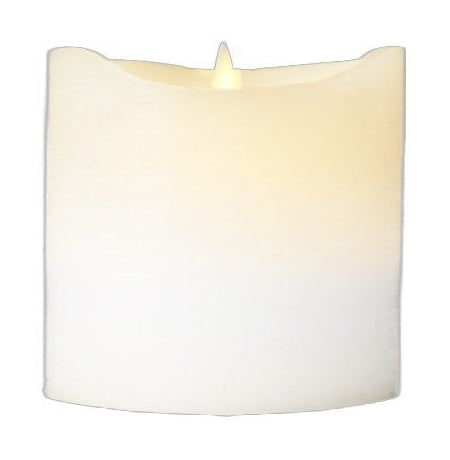 Síň Sirius Sara Exkluzivní LED svíčka Ø10x H10,4 cm, bílá