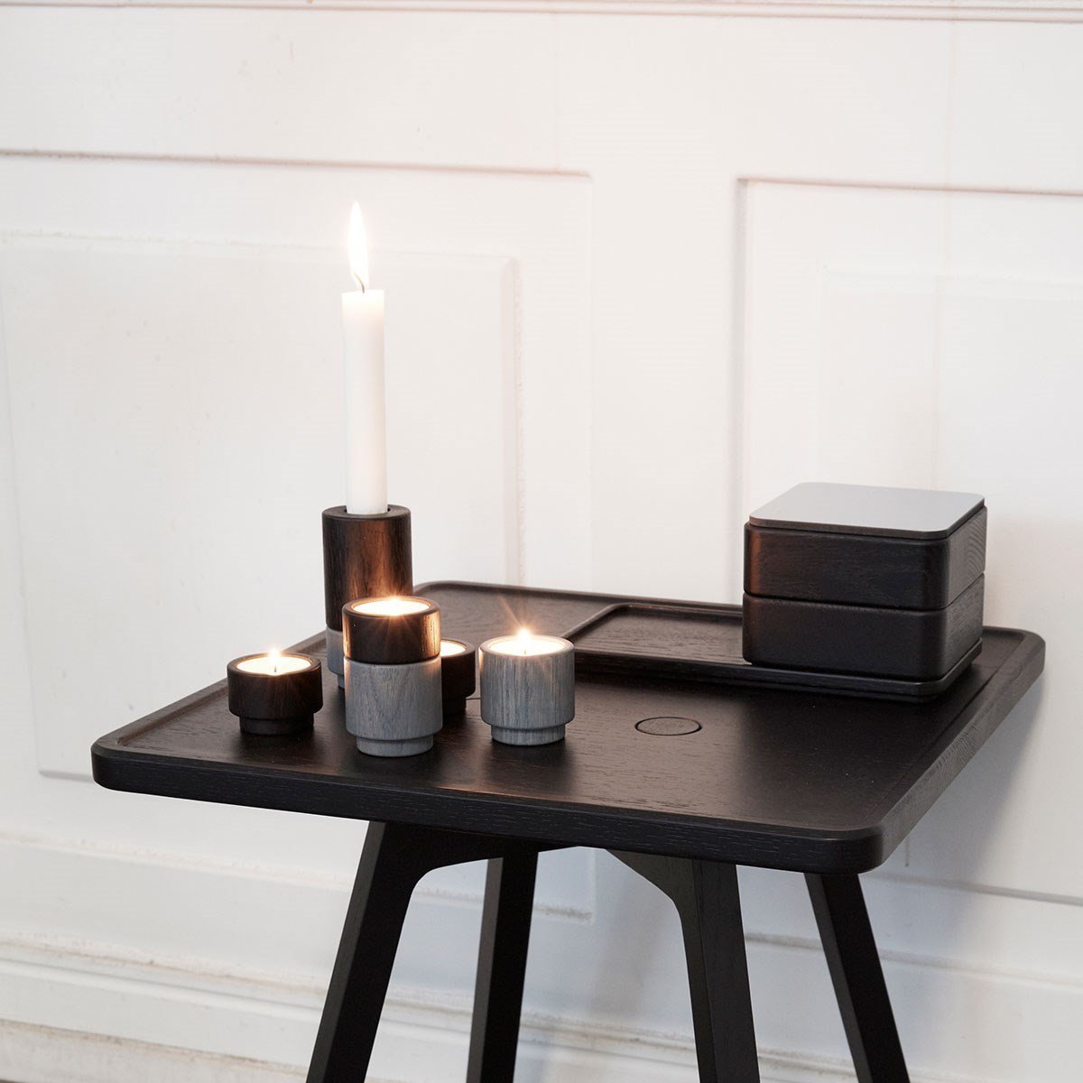 Andersen Furniture Create Me Tealight Holder Ocean Grey, 3 cm