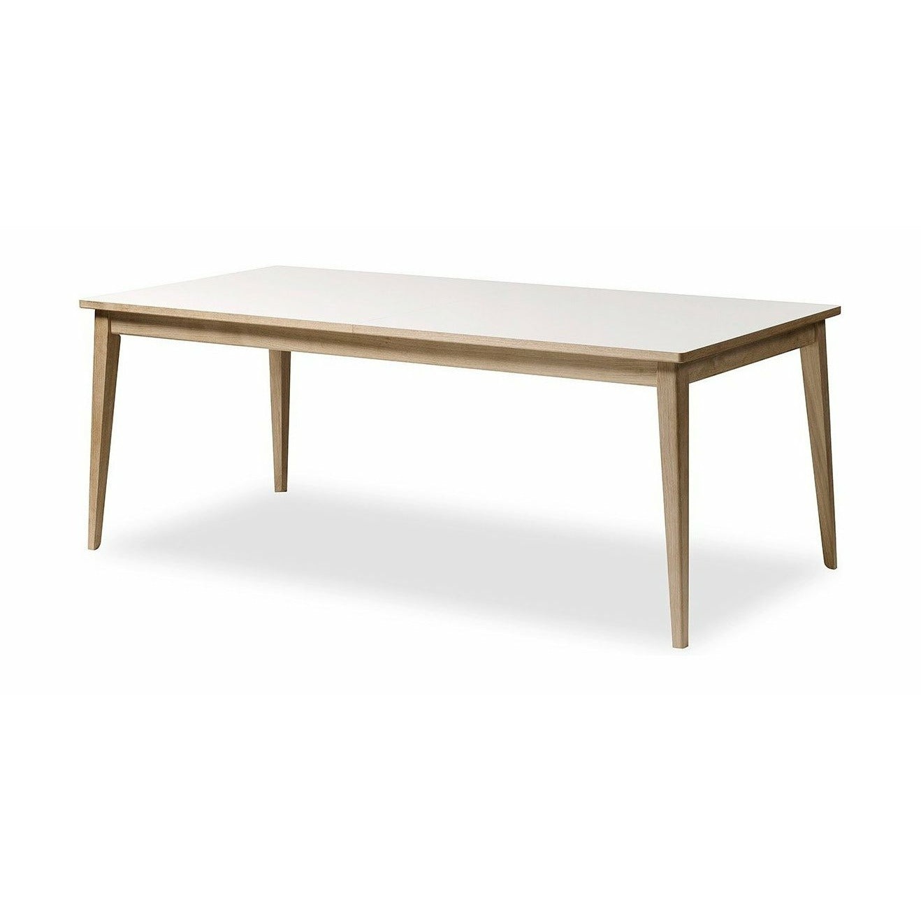 Andersen Furniture T3 Rozšiřitelný stůl bílý laminát, mýdlový dub, 200 cm