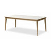 Andersen Furniture T3 Extendable Table White Laminate, Soaped Oak, 200cm