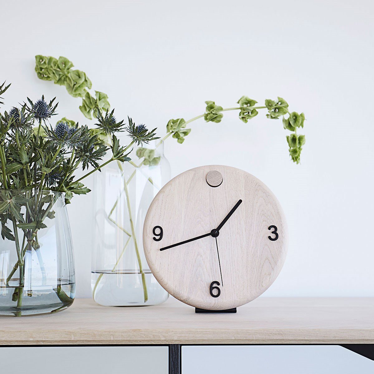 Andersen Furniture Wood Time Watch, dub, Ø22cm
