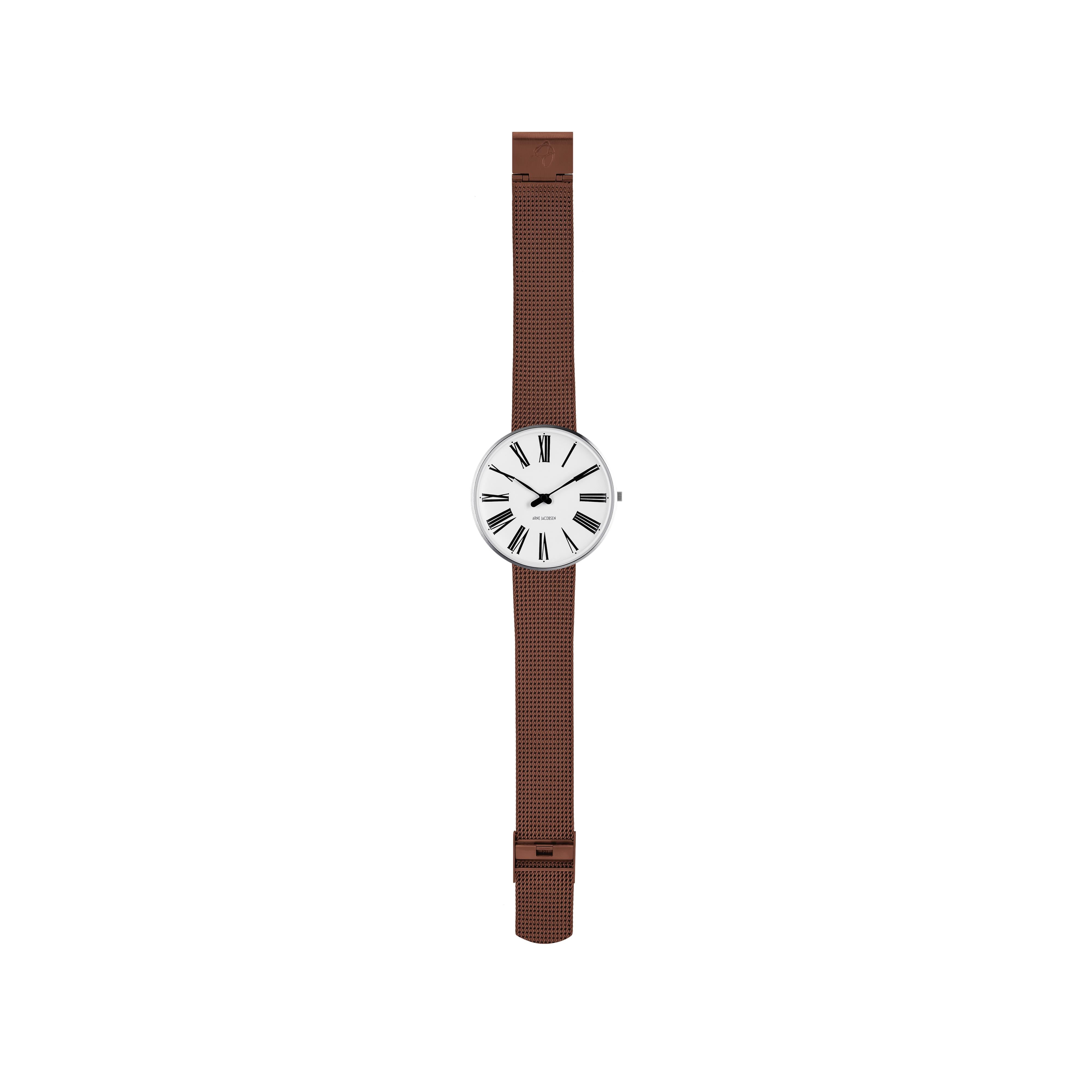 Arne Jacobsen Roman Wristwatch Ø40, měděná síť