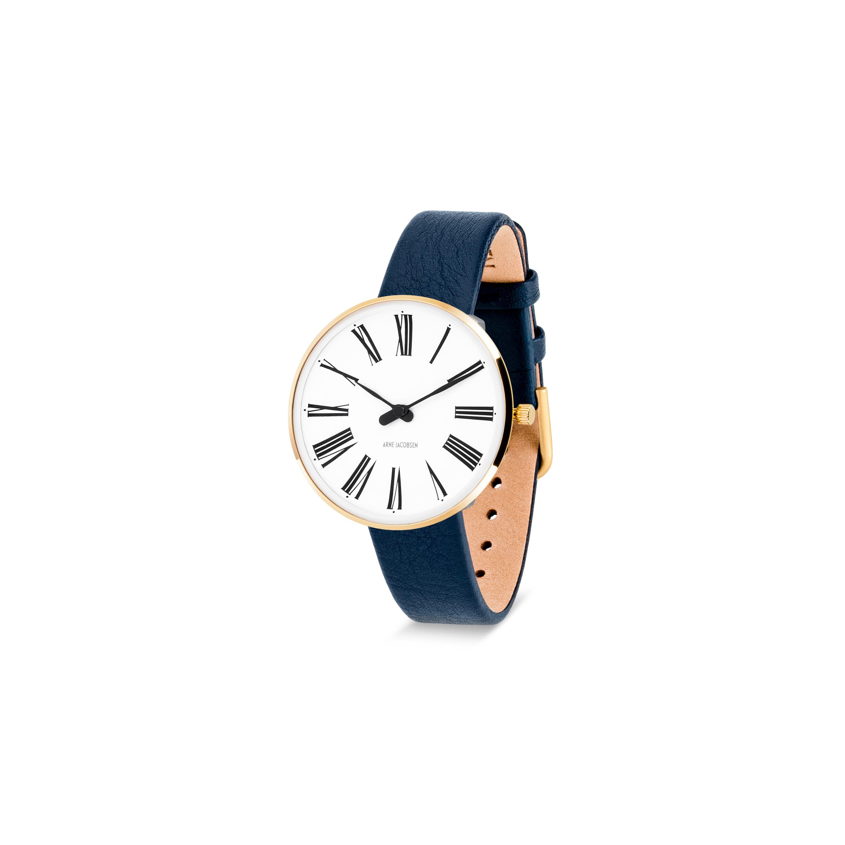Arne Jacobsen Roman IPG Wristwatch Ø34, modrá