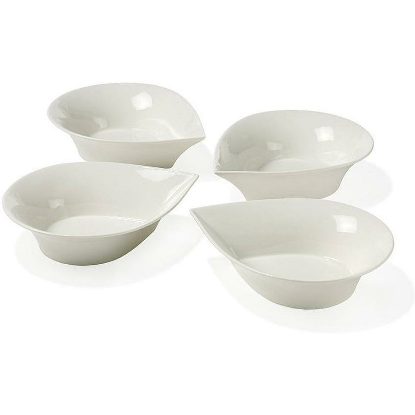 Blomsterbergs Drop Bowls White 20cm, 4 ks.
