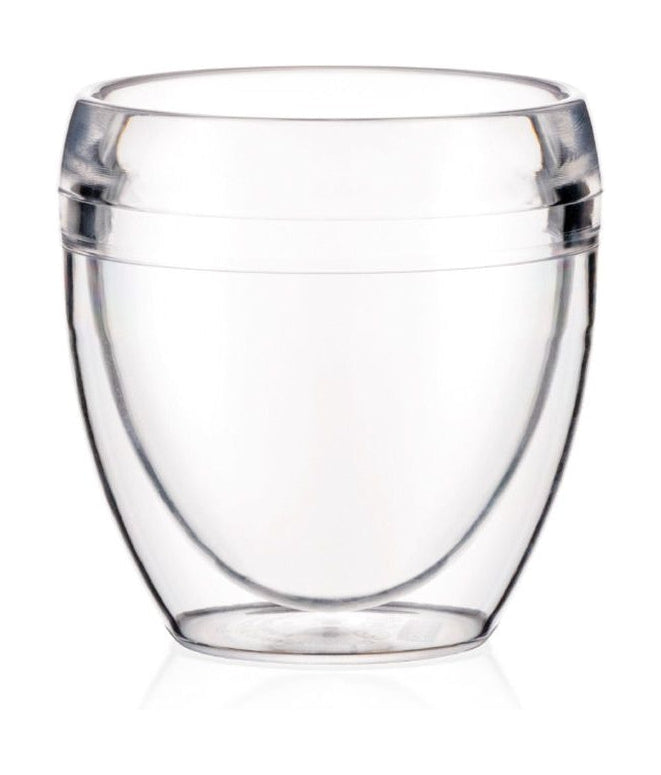 Bodum Pavina Outdoor 2 Cups Plastic Double Walled Transparent 0.25 L, 2 Pcs.