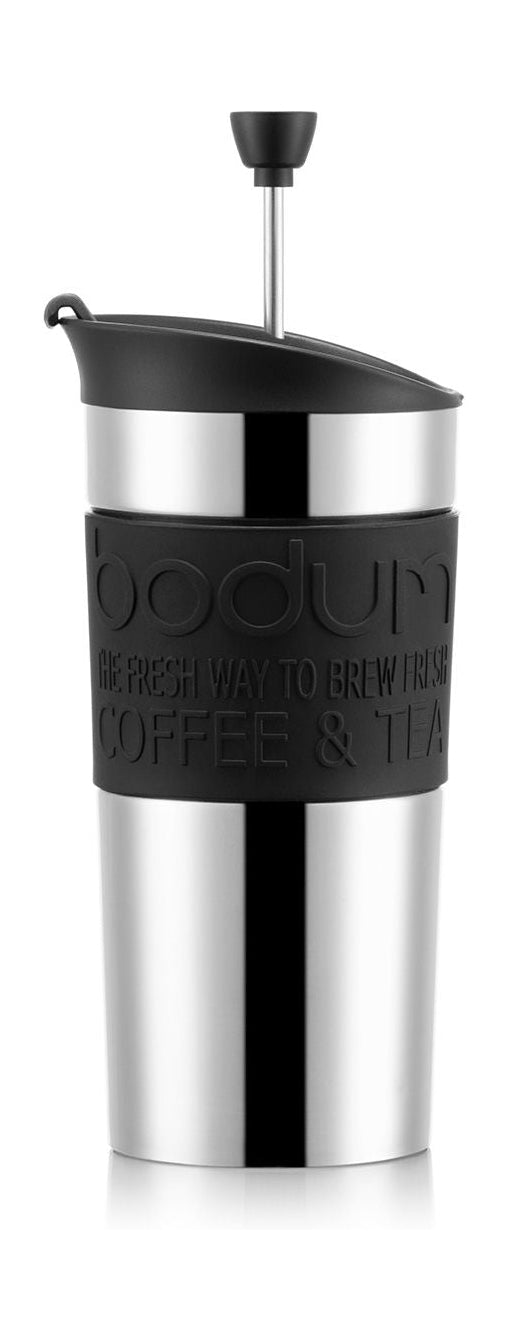 Kávovar Bodom Travel Press Double Watled z nerezové oceli, 0,35 l