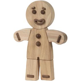 Boyhood perníková mužská dřevěná postava, dub, velký