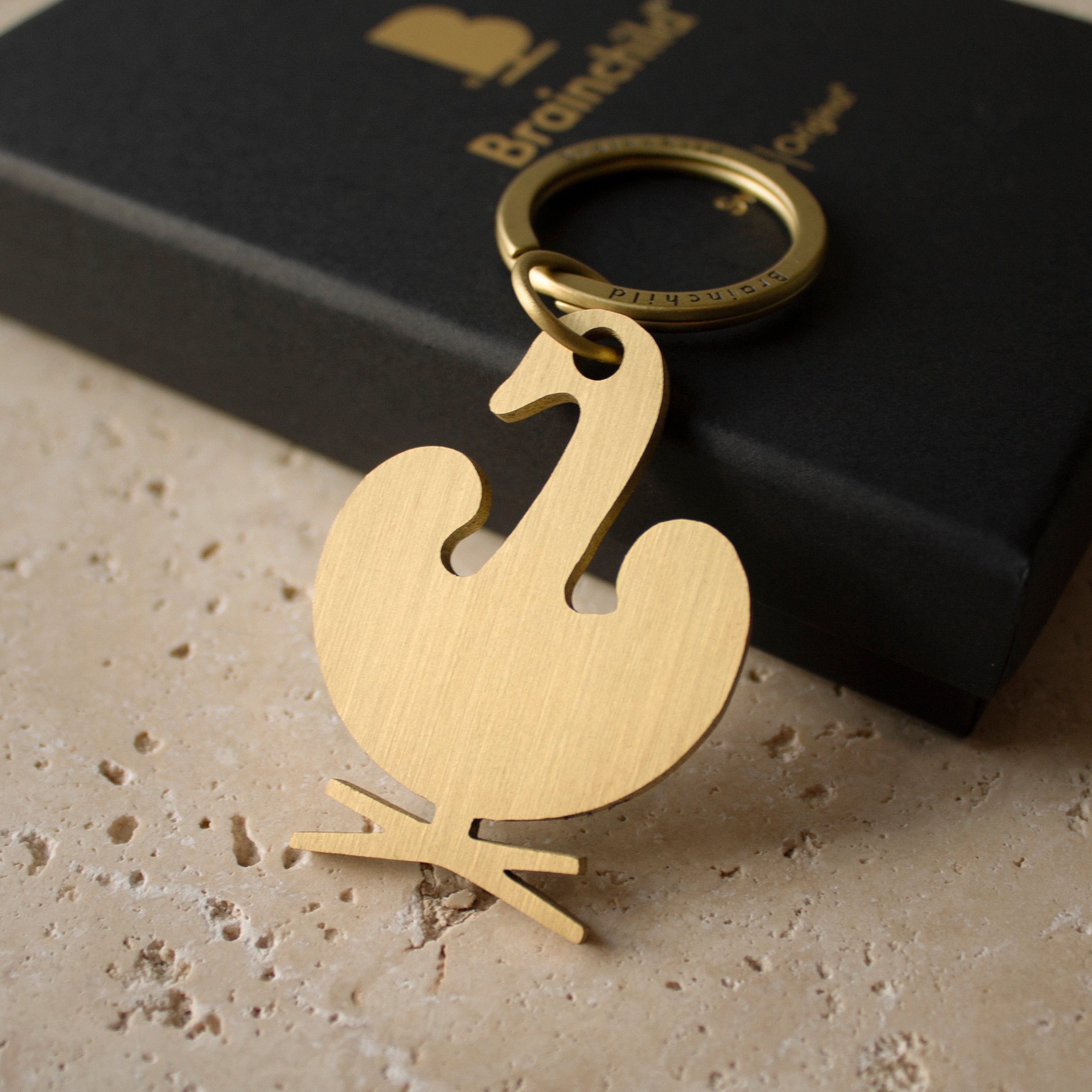 Brainchild Keychain Design Icon, The Swan
