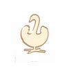 Plakát labutí s labutí mozek bez rámu 30 x40 cm, bílé pozadí