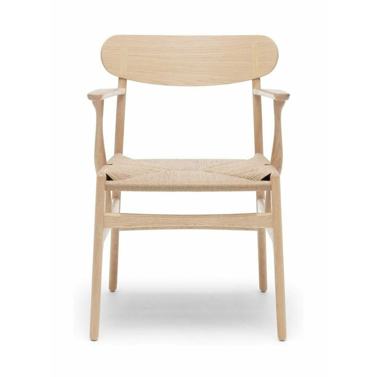 Židle Carl Hansen CH26, dubové mýdlo/přírodní šňůra