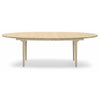 Jídelní stůl Carl Hansen CH339 navržený pro 2 vytahovací talíře, dubový naolejovaný