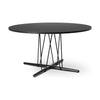 Carl Hansen E020 Objetí stůl, černý dub, Ø 79 cm