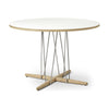 Carl Hansen E020 Objetí stůl, bílý naolejovaný dub, Ø 110 cm
