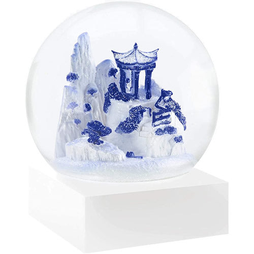 Chladné sněhové koule modrá Willow Snow Globe
