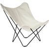 Cuero Sunshine Mariposa Butterfly Chair, ústřice/černý venkovní rám