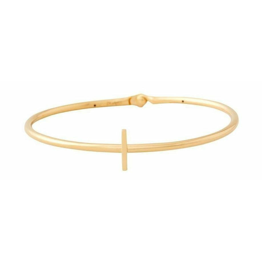 Design Letters My Bangle In Bangle, 18k Gold Plated Silver