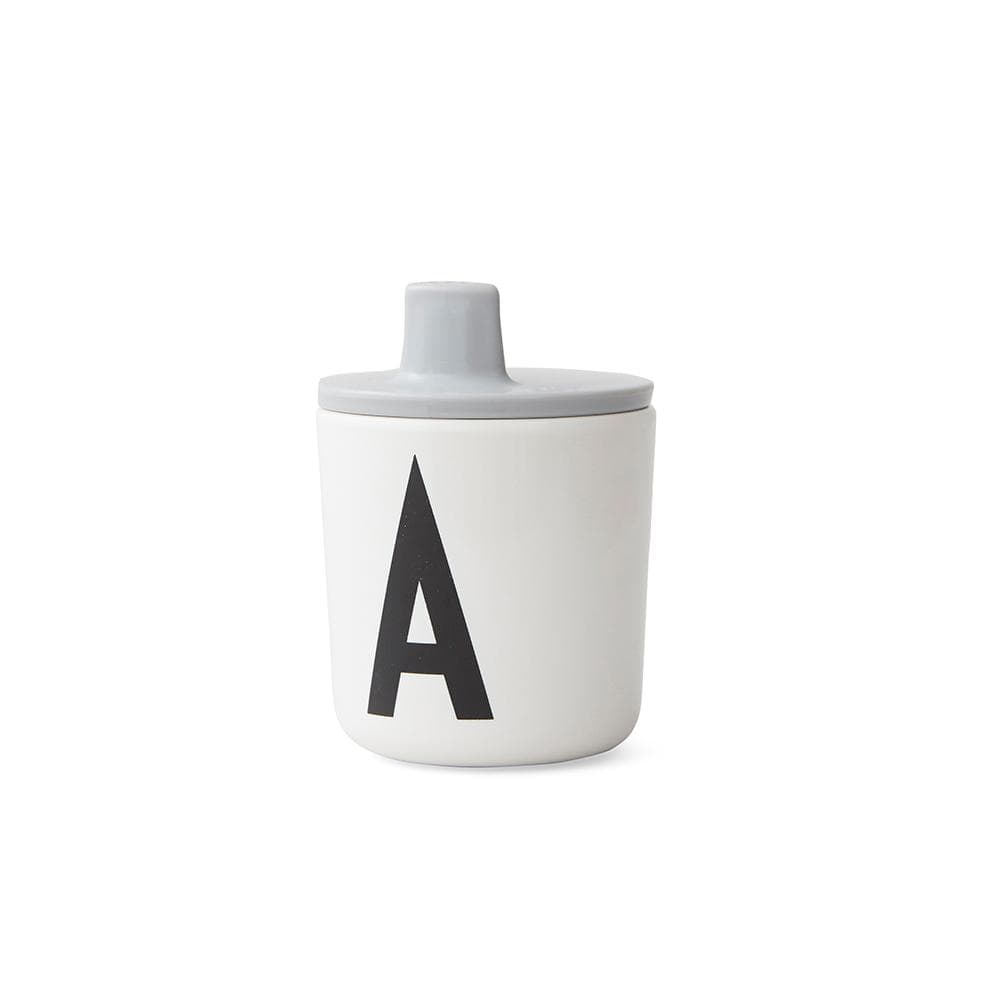 Design Dopisy pití víka pro ABC Melamine Cups, šedá