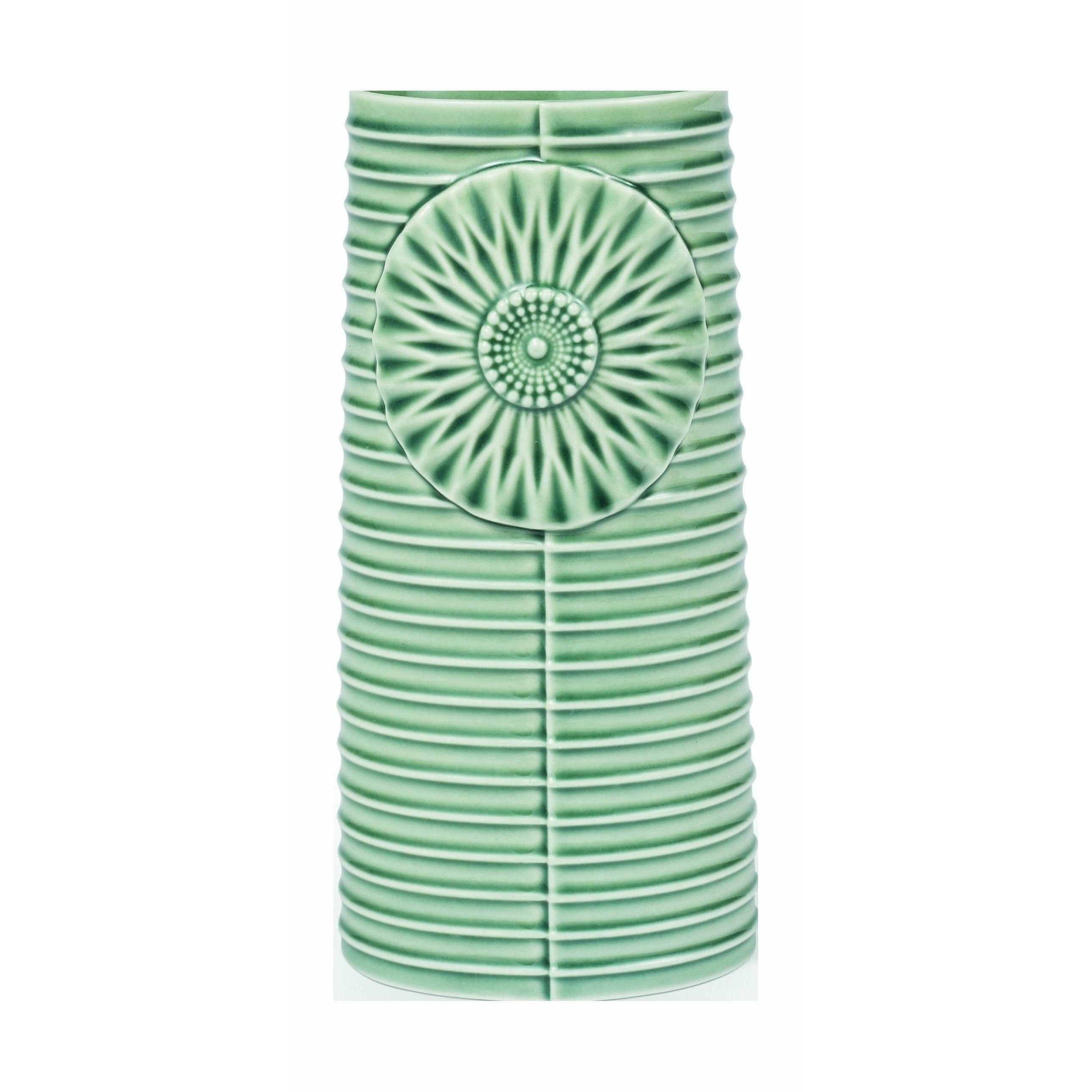 Oválná zelená váza dottir pipanella, 18,1 cm