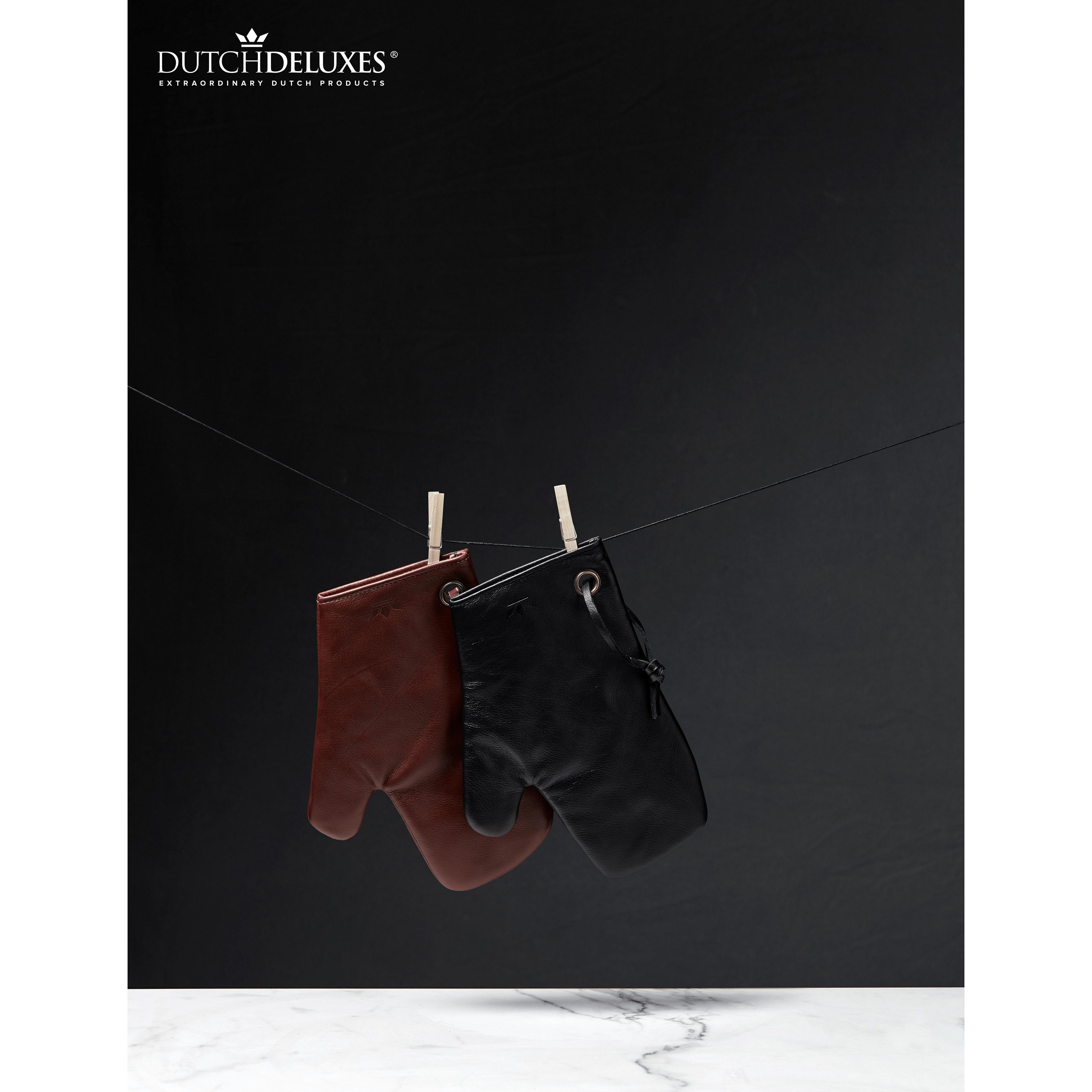 DutchDeluxes Pot Glove Classic Leather, černá