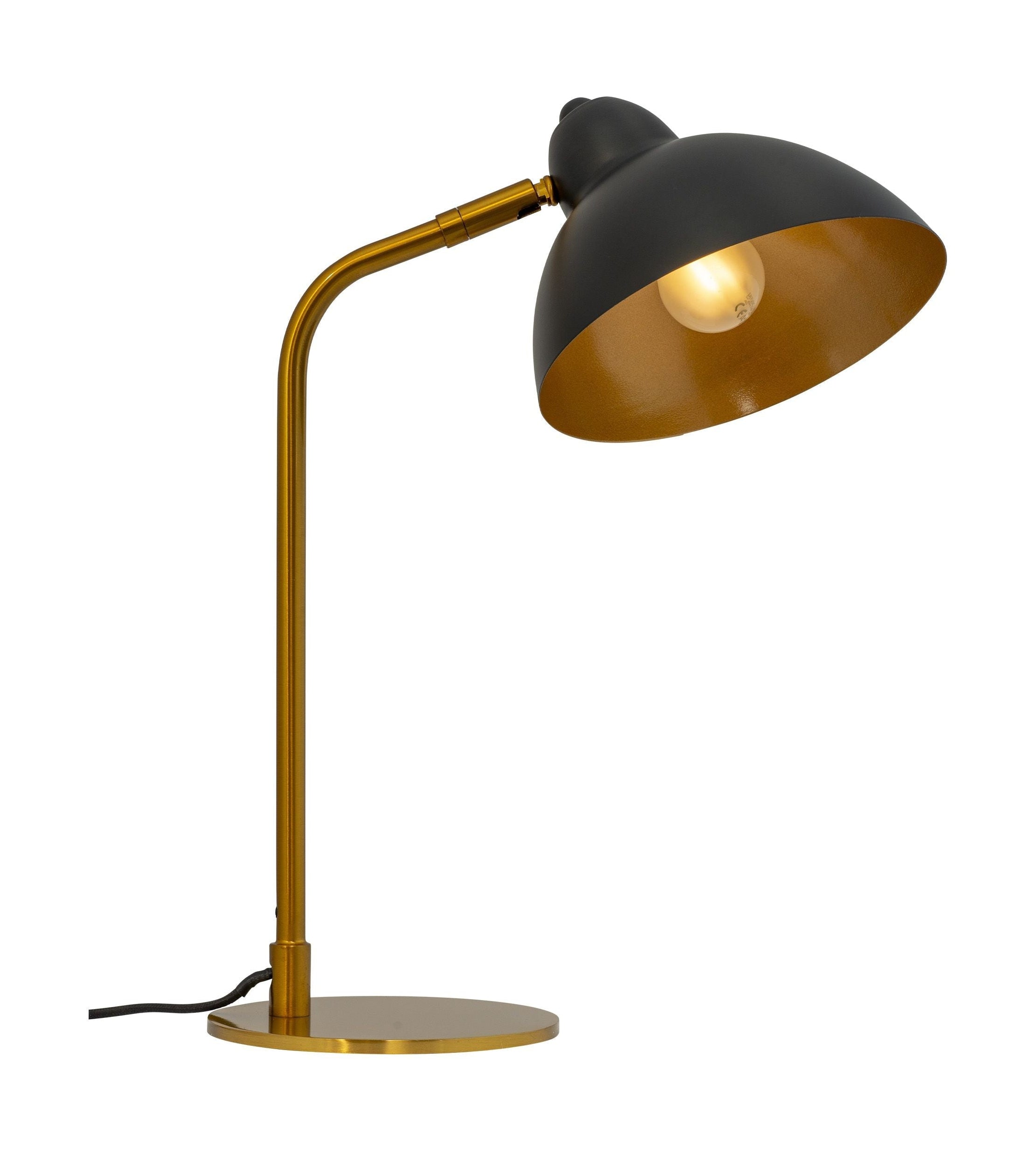 Dyberg Larsen Futura stolní lampa mosaz/černá, malá