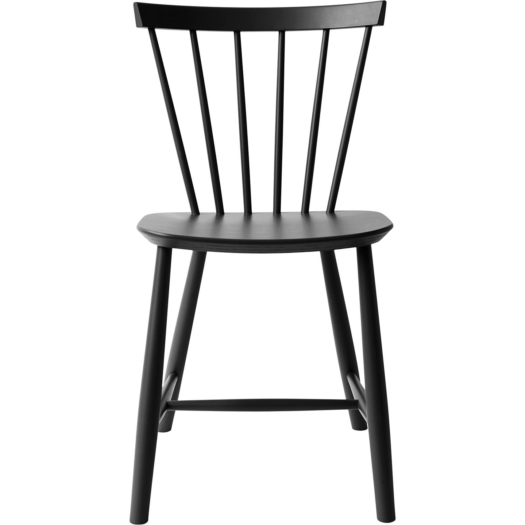 FDB Møbler Poul Volther J46 Jídelní židle Beech, černá, H 80 cm