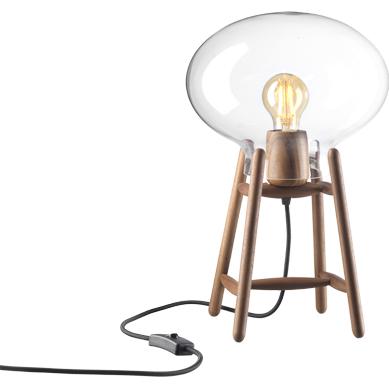 FDB Møbler U4 HITI STABLE LAMP WALNUT, H40CM