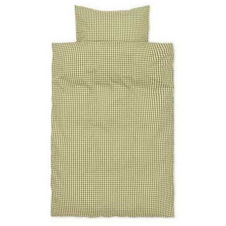 Ferm Living Check Bed Linen Junior 100x140 cm, žlutá