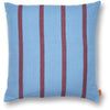 Ferm Living Grand Cushion, Faded Blue/Burgundy