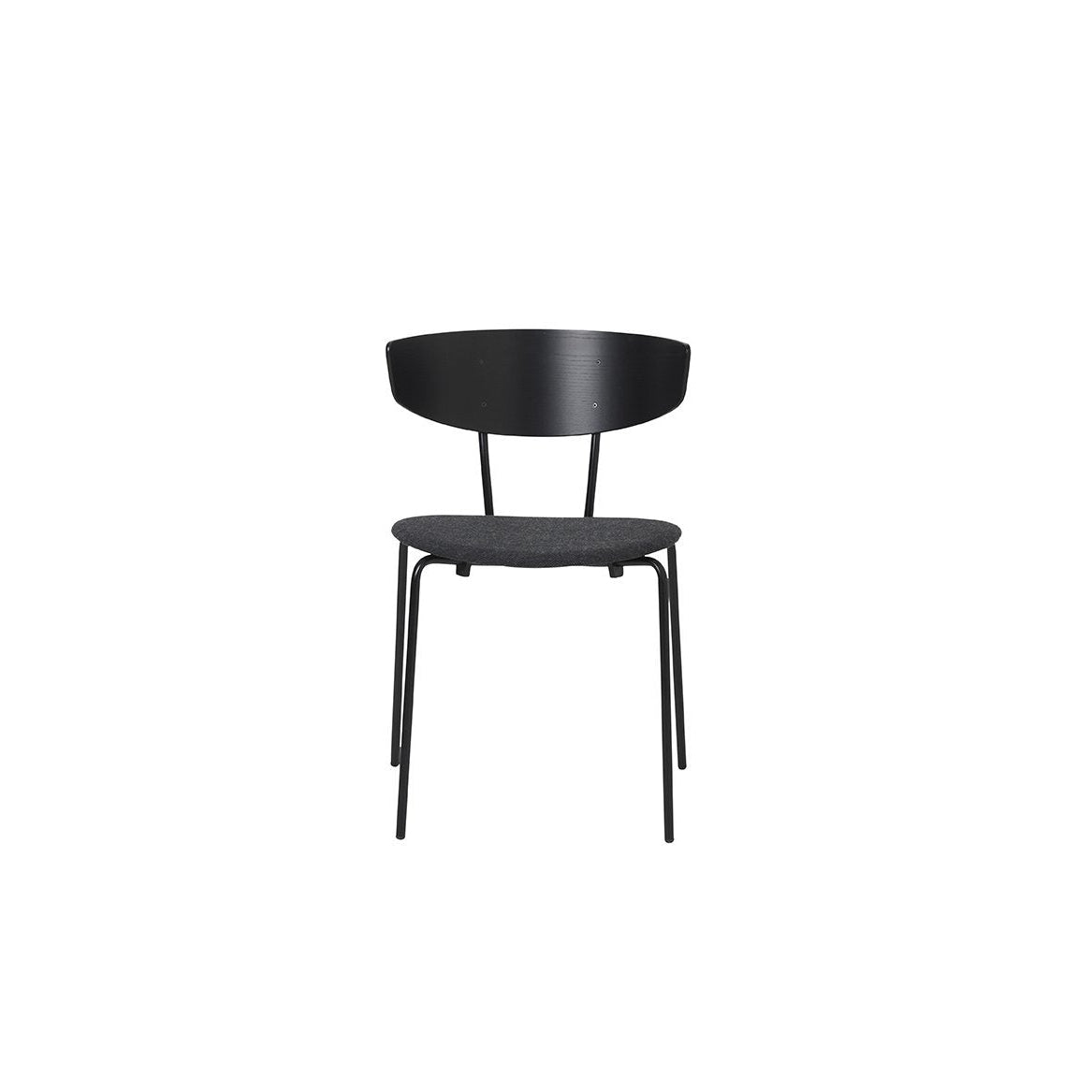 Židle Herman Ferm, černá/tmavě šedá